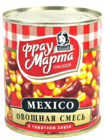 Овощная смесь Фрау Марта Mexico